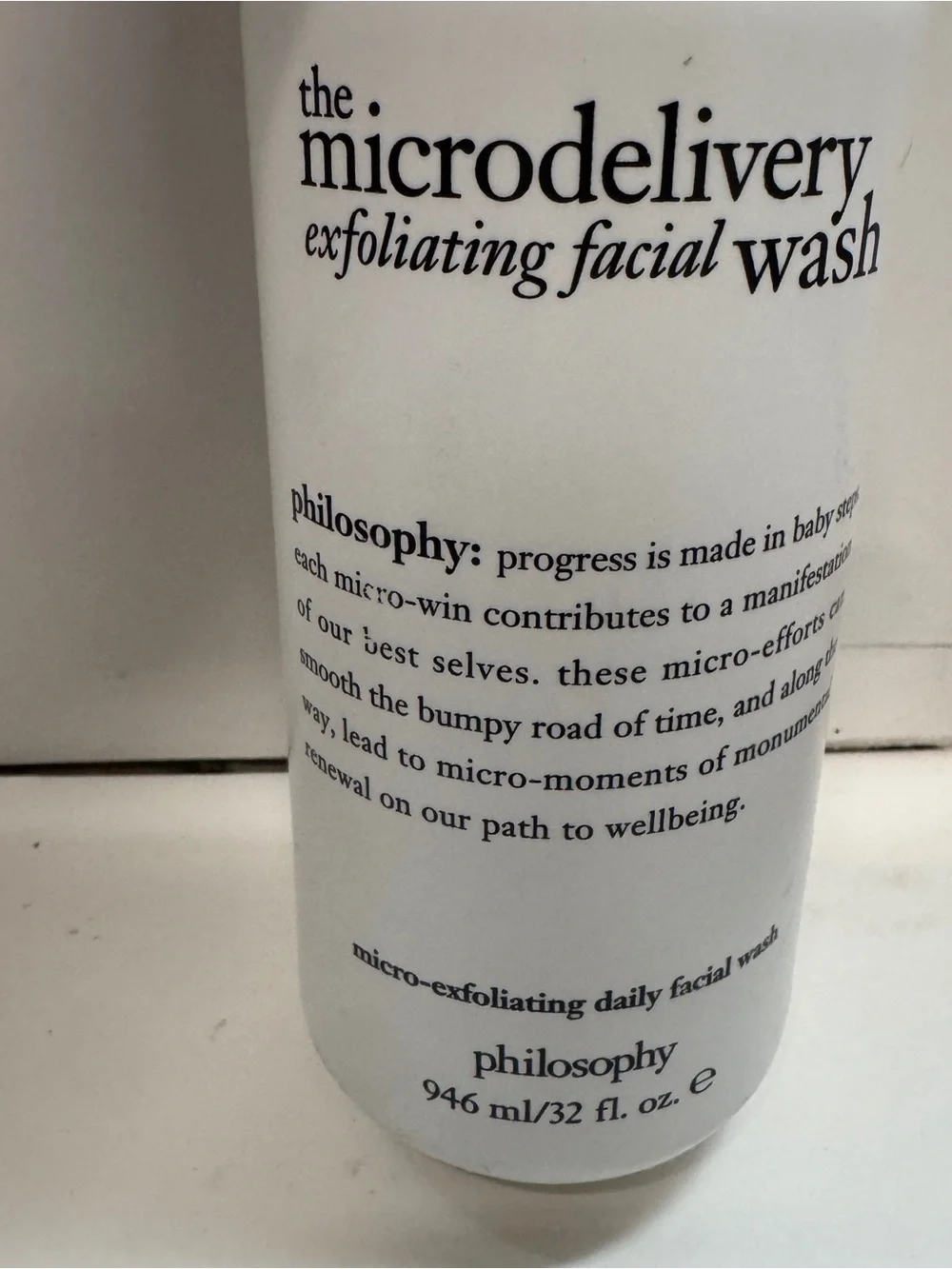 Philosophy Microdelivery Daily Exfoliating Facial Wash 32 OZ